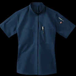 Red Kap Women's Short Sleeve Performance Pro+ Work Shirt with OilBlok + MIMIX® Navy Sale