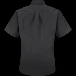 Red Kap Women's Short Sleeve Poplin Dress Shirt Black Online