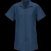 Red Kap Women's Zip-front Smock Navy Outlet