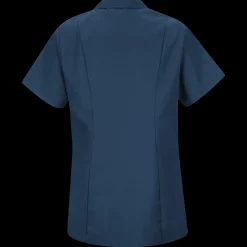 Red Kap Women's Zip-front Smock Navy Outlet