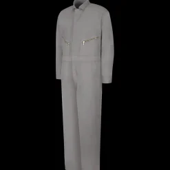 Red Kap Zip-Front Cotton Coverall Grey Online