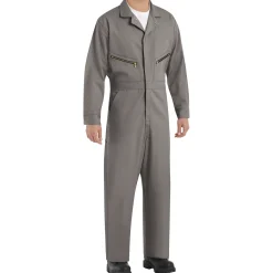 Red Kap Zip-Front Cotton Coverall Grey Online